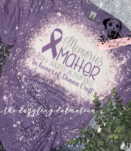 Alzheimer’s Awareness Fundraiser Tshirt